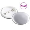 vidaXL Brj&oacute;stn&aelig;lur Aukahlutir 500 Sett 37 mm