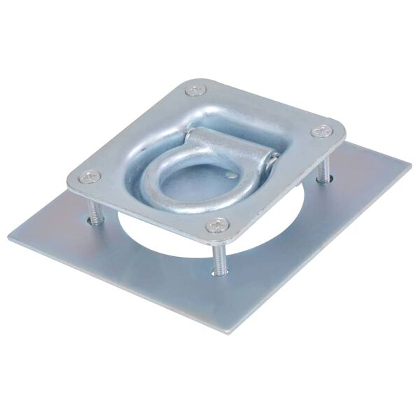 vidaXL Festiaugu fyrir Eftirvagn 6 stk Sínkhúðað Stál 2000 kg