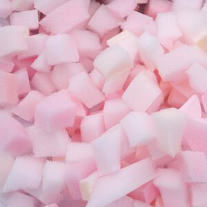 vidaXL Rifinn svampafylling Bleikur 10 kg P&oacute;l&yacute;&uacute;retan