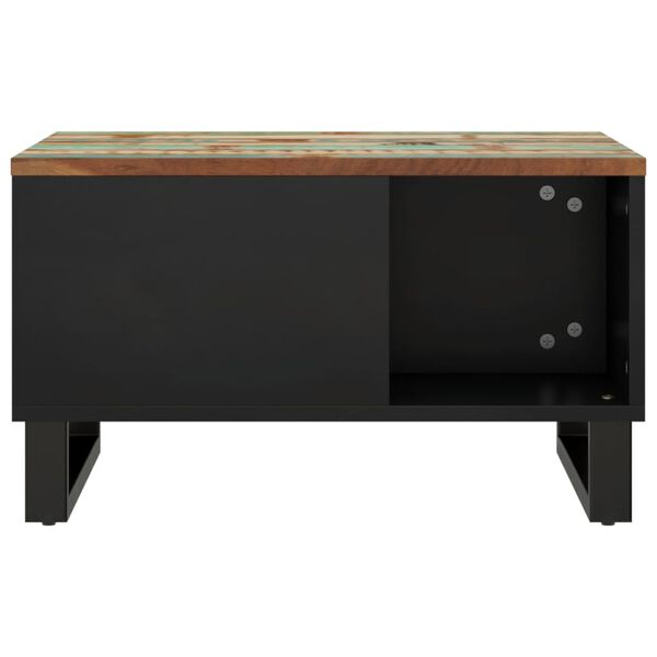 vidaXL Sófaborð 60x50x35 cm Gegnheill Endurnýttur Viður