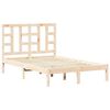 vidaXL R&uacute;mgrind Gegnheill Vi&eth;ur 120x190 cm L&iacute;til Tv&iacute;brei&eth;