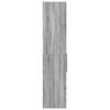 vidaXL Hár Skápur Grár Sonoma 50x42,5x185 cm Samsettur Viður