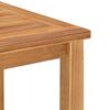 vidaXL S&oacute;fabor&eth; Br&uacute;nn 70 x 40 x 36 cm Solid teak vi&eth;ur