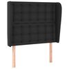vidaXL H&ouml;f&eth;agafl me&eth; Eyrum 103x23x118/128 cm Sv&ouml;rt Gervile&eth;ur