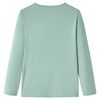 Barnabolur með Síðum Ermum Mintugrænn 92