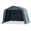 vidaXL F&aelig;ranlegt b&uacute;fj&aacute;rtjald PVC 550 g/m&sup2; 3,3x3,2 m D&ouml;kkgr&aelig;nt