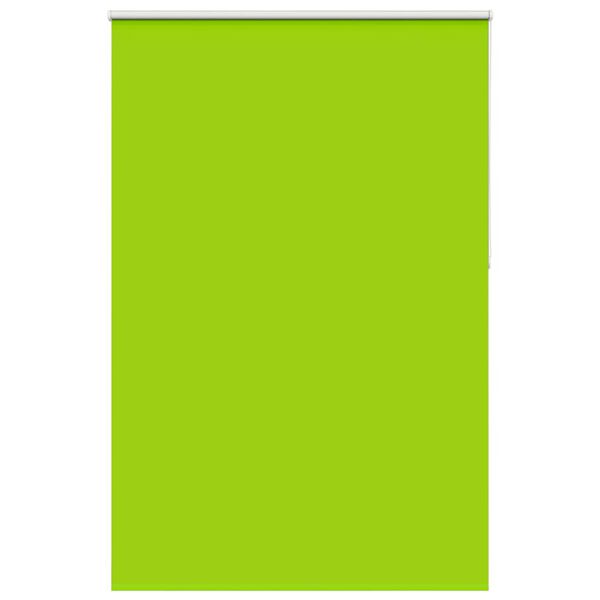 vidaXL R&uacute;llugard&iacute;nur Blackout laufbl&ouml;&eth; gr&aelig;n 165x210 cm Efni Breidd