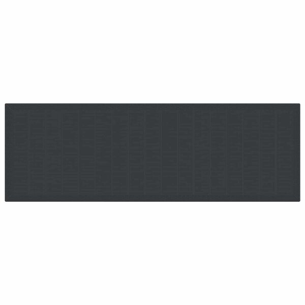 vidaXL Gar&eth;ur bor&eth;sett 11 pcs Antras&iacute;t Plast