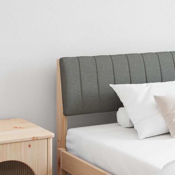 vidaXL B&oacute;lstru&eth; r&uacute;mgafl D&ouml;kk gr&aacute; 200 cm Solid furuhikk