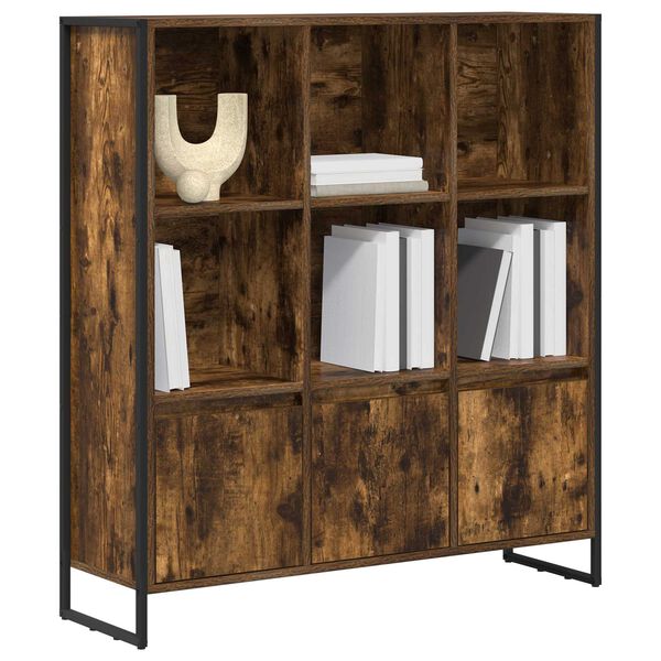 vidaXL B&oacute;kask&aacute;pur 2 pcs Reyk&eth;ar&ouml;kur 99,5 x 30 x 108 cm Samsettur vi&eth;ur