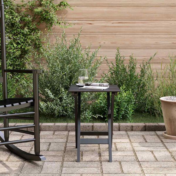 vidaXL Hli&eth;arbor&eth; Samfellanlegt Svart Gegnheil &Ouml;sp