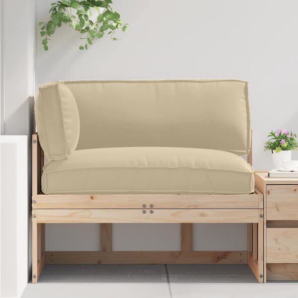 vidaXL P&uacute;&eth;asett &aacute; pall 3 pcs Drapplita&eth;ur Oxford efni