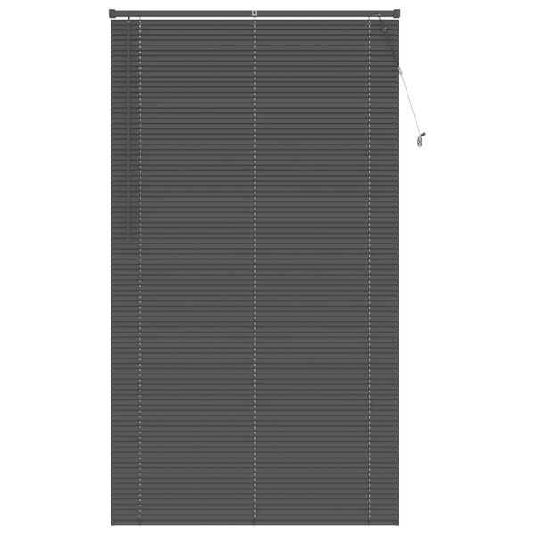 vidaXL Venes&iacute;skur blindur Stillanlegur Silfur gr&aacute;tt 213 x 110 cm PVC