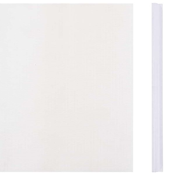 vidaXL N&aelig;&eth;ishl&iacute;f fyrir Gar&eth;inn PVC 70x0,19 m Hv&iacute;t