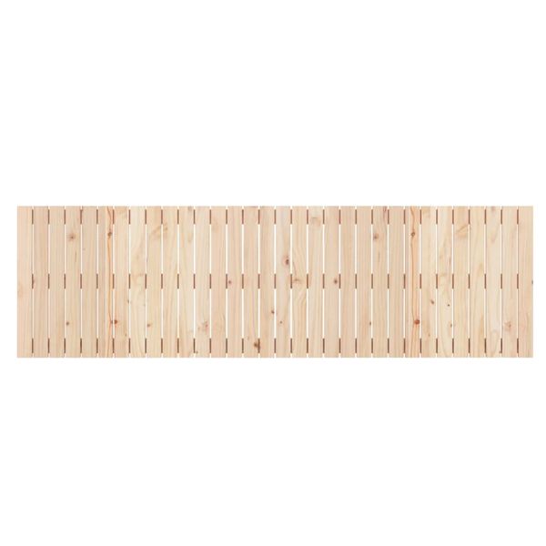 vidaXL Vegghengdur H&ouml;f&eth;agafl 204x3x60 cm Gegnheil Fura