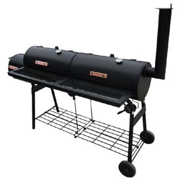 vidaXL Reykofn BBQ Nevada XL Svartur
