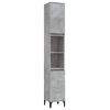 vidaXL Ba&eth;herbergissk&aacute;pur Steypugr&aacute;r 30x30x190 cm Samsettur Vi&eth;ur