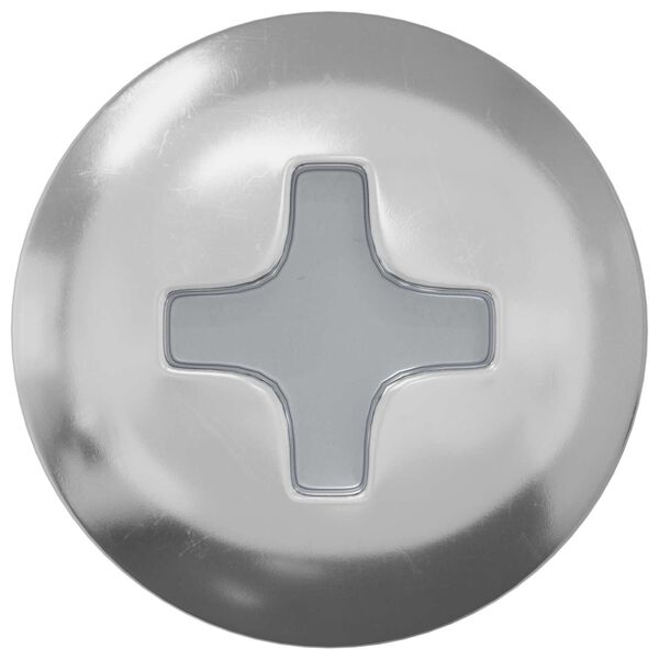 vidaXL Tr&eacute;stungur 2 pcs Silfur M4 x 20 mm St&aacute;l