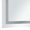 vidaXL LED Veggspegill fyrir Ba&eth;herbergi me&eth; Snertiskynjara 60 x 80 cm