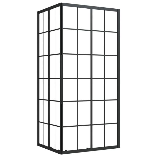 vidaXL Sturtuklefi Hert Gler 90x70x180 cm