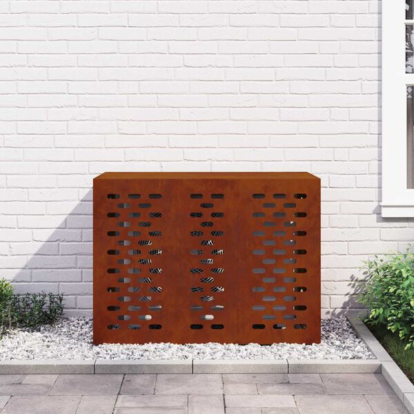 vidaXL Loftk&aelig;liv&ouml;r&eth;ur Rusty 110 x 50 x 80 cm Ve&eth;ra&eth; st&aacute;l