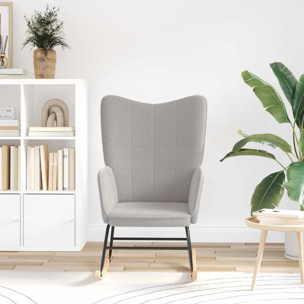 vidaXL H&aelig;gtist&oacute;ll Lj&oacute;sgr&aacute;r Sherpa efni