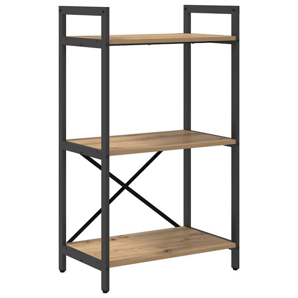 vidaXL Hilla Artisan Eik 56 x 34 x 96 cm Samsettur vi&eth;ur