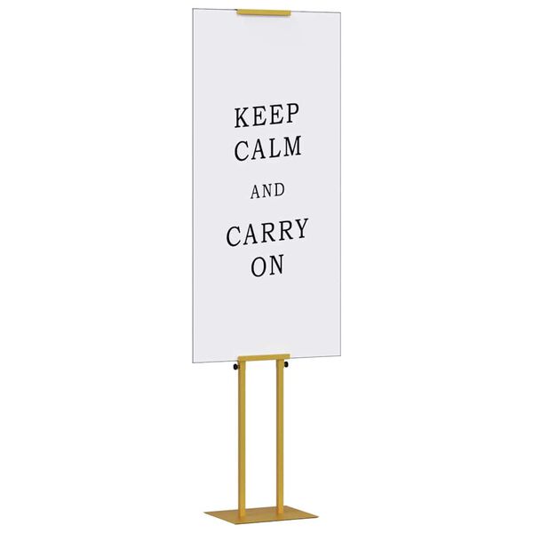 vidaXL S&yacute;ningarskj&aacute;r 2 pcs gold 30 x 23,5 x 210 cm St&aacute;l