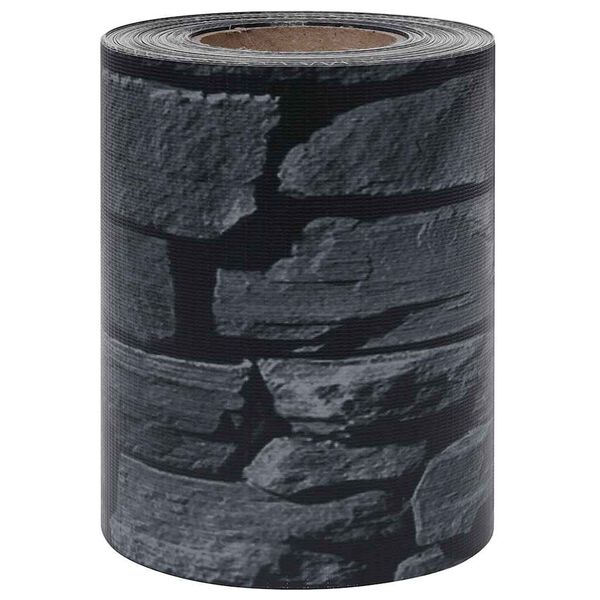 vidaXL Skj&oacute;ltjald fyrir Gar&eth;inn 4 stk. PVC 35x0,19 m Gr&aacute;tt