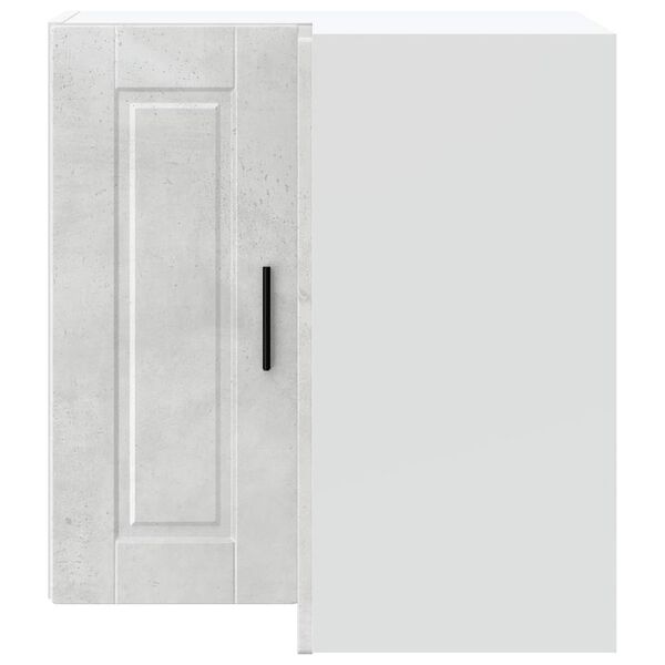 vidaXL Eldh&uacute;svegghornsk&aacute;pur Porto Steypugr&aacute;r Samsettur Vi&eth;ur