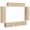 vidaXL Sj&oacute;nvarpssk&aacute;pur 8 pcs Sonoma Eik