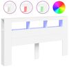 vidaXL LED H&ouml;f&eth;agafl Hv&iacute;tur 180x18,5x103,5 cm Samsettur Vi&eth;ur