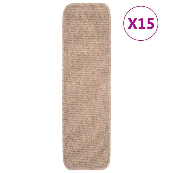 vidaXL Stamar &THORN;repamottur 15 stk. 75x20 cm Drappa&eth;ur R&eacute;tthyrndar