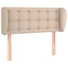 vidaXL H&ouml;f&eth;agafl me&eth; Eyrum Cappuccino 83x23x78/88 cm Gervile&eth;ur