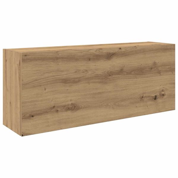 vidaXL Ba&eth;herbergi Veggsk&aacute;pur Artisan Oak 100x25x40 cm Hanna&eth;ur vi&eth;ur