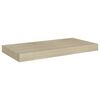 vidaXL Vegghengdar Hillur 4 stk. Eik 50x23x3,8 cm MDF