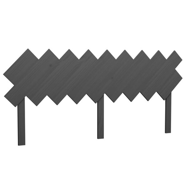 vidaXL H&ouml;f&eth;agafl fyrir R&uacute;m Gr&aacute;r 178x3x80,5 cm Gegnheil Fura