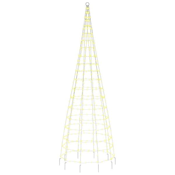 vidaXL LED J&oacute;latr&eacute; 550 LED Hl&yacute;r-hv&iacute;tur 300 cm