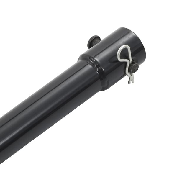 vidaXL Borframlenging St&aacute;l 0,5 m
