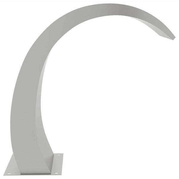 vidaXL Gosbrunnur fyrir Sundlaug me&eth; LED 22x60x70 cm Ry&eth;fr&iacute;tt St&aacute;l 304