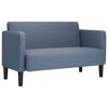 vidaXL Loveseat S&oacute;fi Bl&aacute;r 109 cm corduroy efni