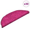 vidaXL Stigamottur 30 stk 56x17x3 cm bleikar h&aacute;lfhringlaga