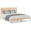 vidaXL Extra L&ouml;ng R&uacute;mgrind &aacute;n D&yacute;nu 140x210 cm Gegnheill Vi&eth;ur