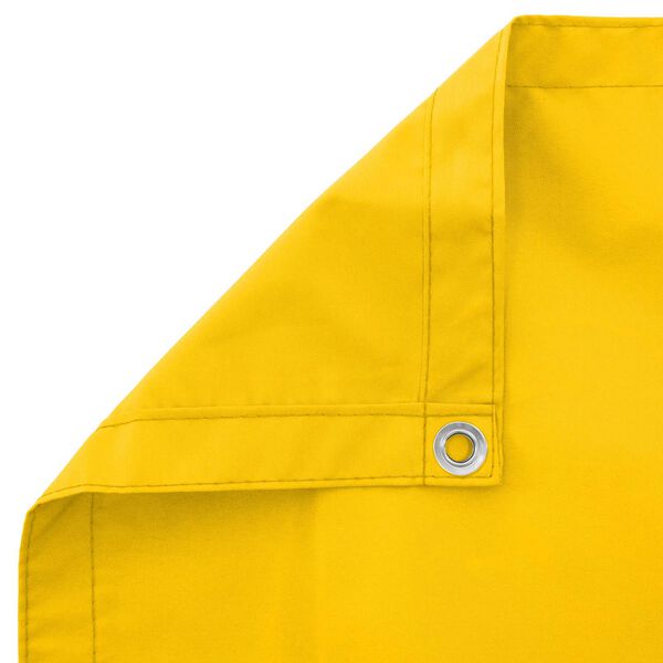 vidaXL Bakar&iacute; Skj&aacute;r Gulur 75 x 200 cm PU h&uacute;&eth;a&eth; Oxford alu