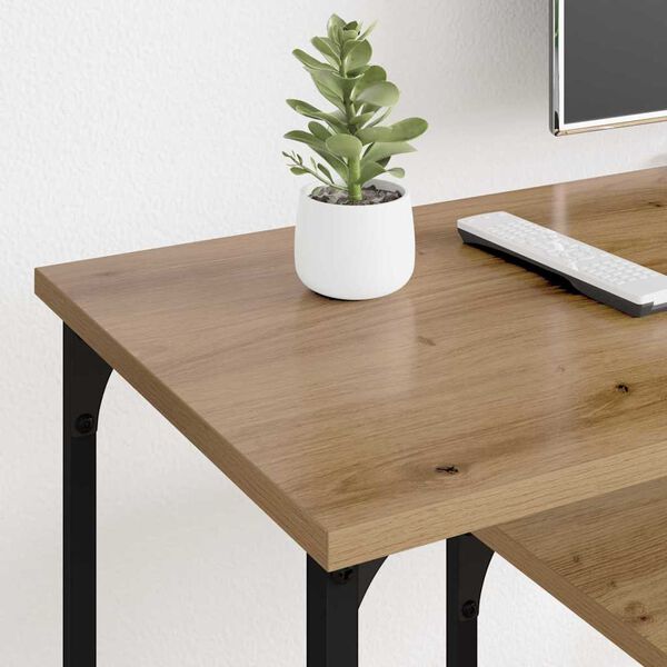 vidaXL Sj&oacute;nvarpssk&aacute;pur Artisan Eik 102 x 35 x 45,5 cm