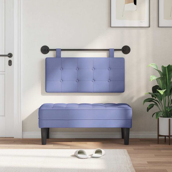 vidaXL Hengisk&aacute;li Vegghengt Jeansbl&aacute;r 100 x 55 x 5 cm d&uacute;kur