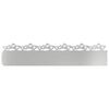 vidaXL Grasskantur 30 pcs Silfur 103 x 0,05 x 22 cm Galvaniserad st&aacute;l