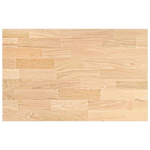vidaXL Eldh&uacute;sbor&eth;plata 100x63,5x4 cm Solid Wood Eik Ferhyrnd