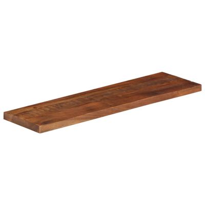 vidaXL Borðplata 110x40x2,5 cm Rétthyrnd Gegnheil Mangóviður