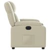 vidaXL Electric Recliner Chair Cream gervi le&eth;ur